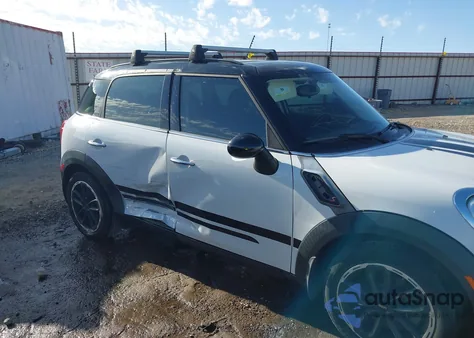 2014 Mini Countryman Cooper S z USA, uszkodzony, nr VIN WMWZC3C59EWP28747